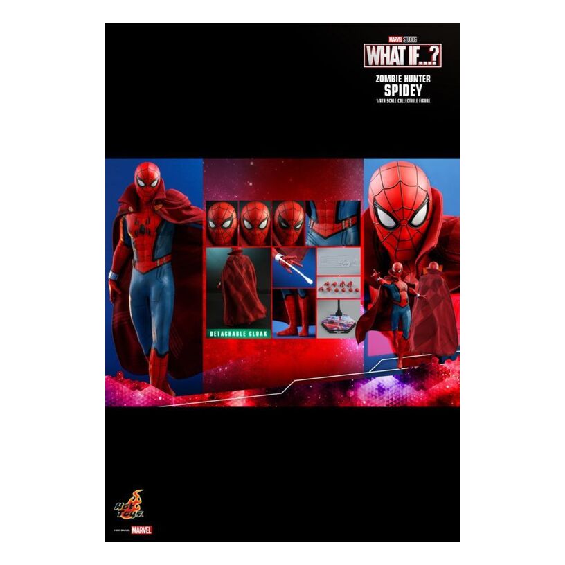 What If – Zombie Hunter Spider-Man 1:6 Scale Collectable Figure