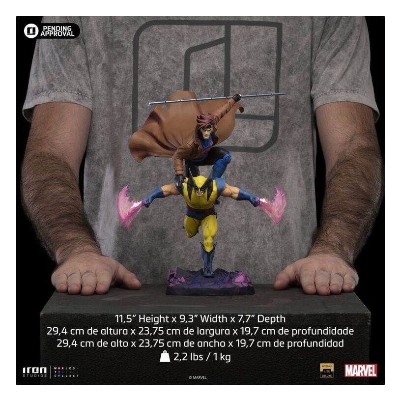 X-Men – ’97 Gambit & Wolverine Deluxe 1:10 Scale Statue