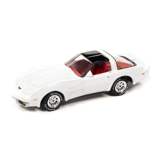 Johnny Lightning 1982 Chevrolet Corvette Gloss White