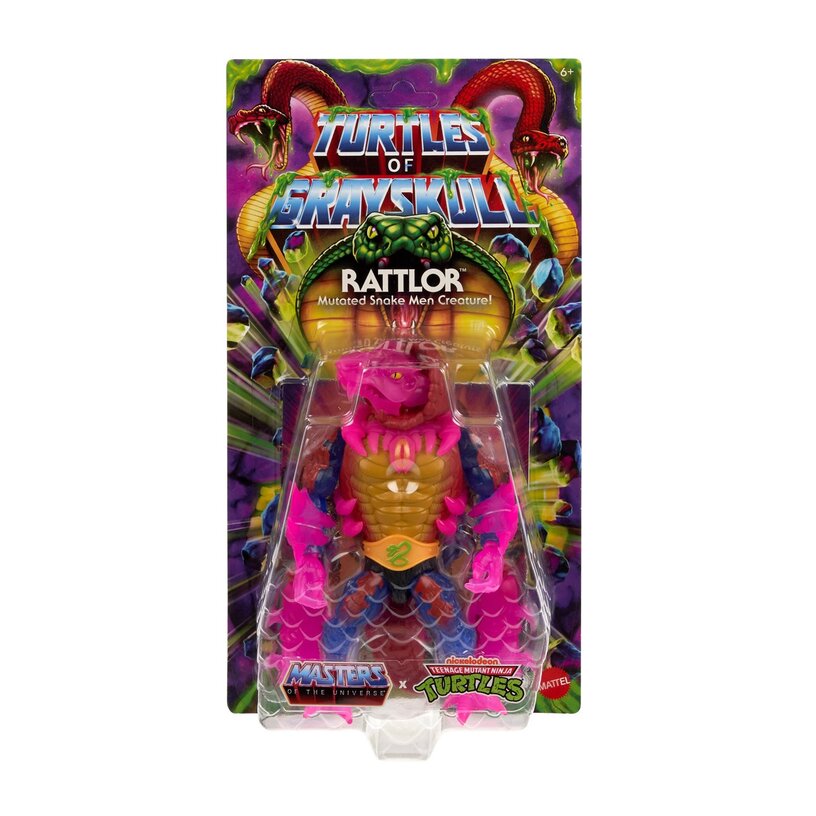 Rattlor - Motu X Tmnt Origins Turtles Of Grayskull Wave 5