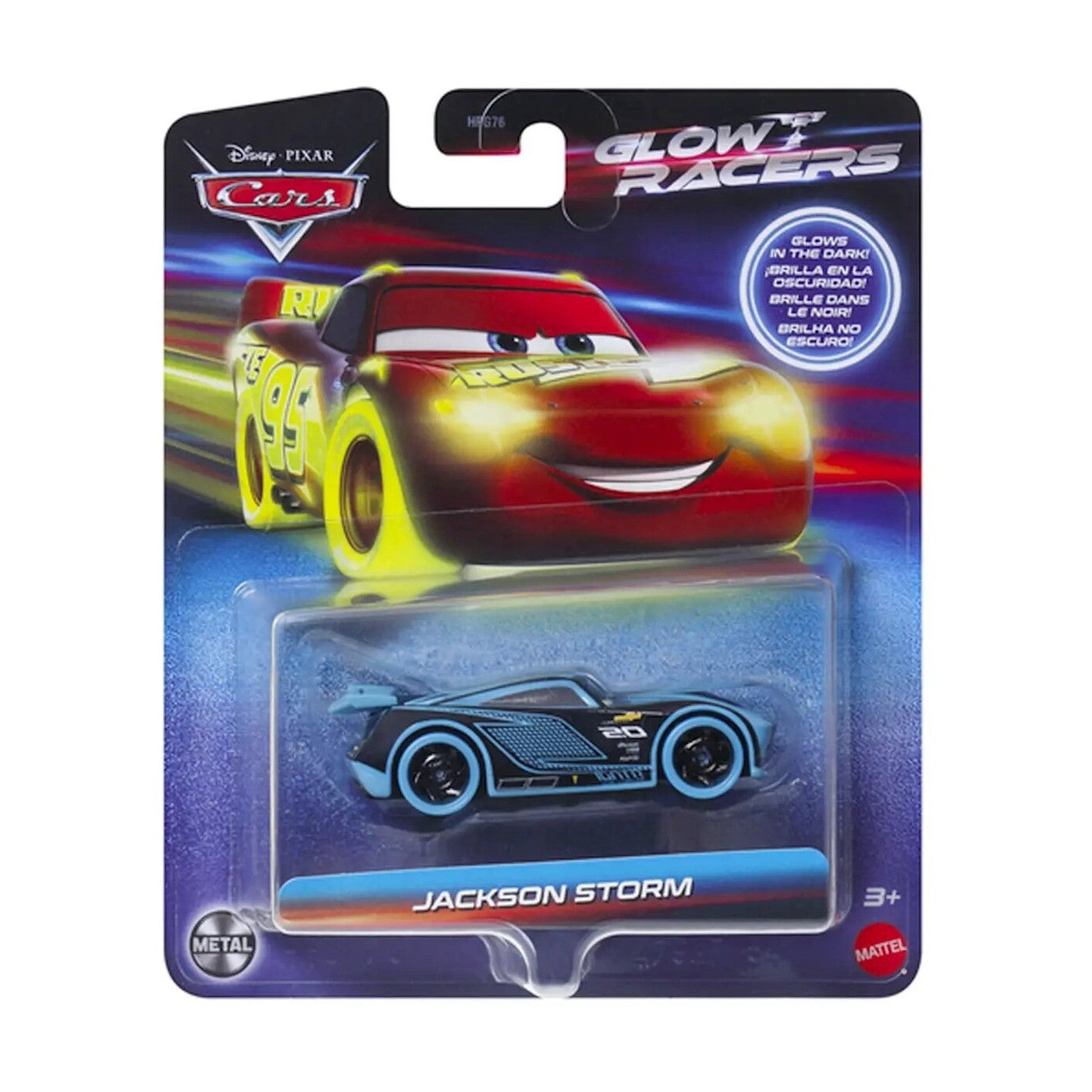 Disney Cars Jackson Storm Glow In The Dark Vehicle