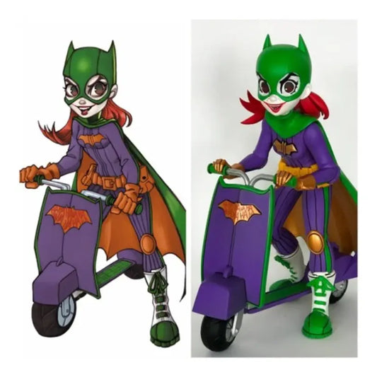 Dc Artists Alley: Batgirl By Chrissie Zullo Designer Vinyl Figure (Shelf Wears)