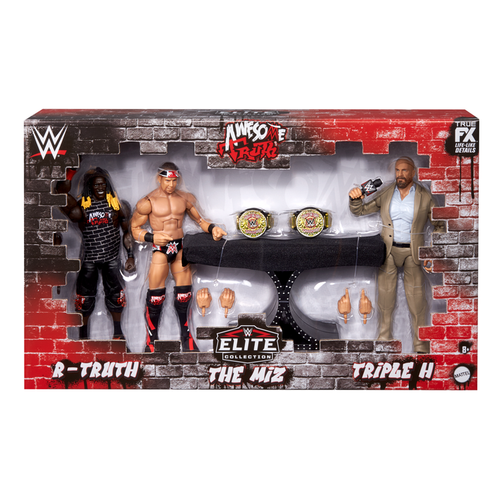 Awesome Truth 3-Pack: R-Truth, The Mix & Triple H - Wwe Elite