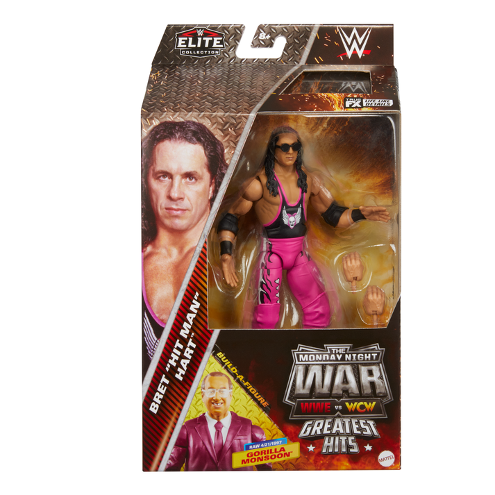 Bret The Hitman Hart - Wwe Elite Monday Night Wars Greatest Hits Series 2
