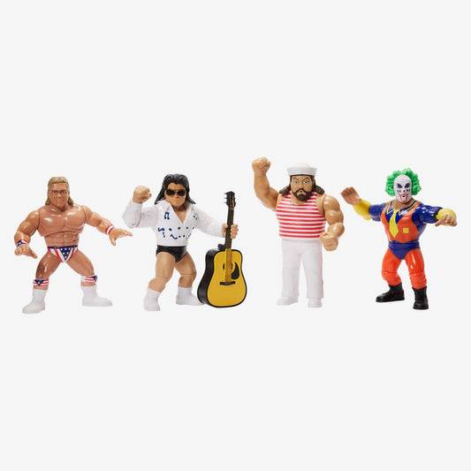Wwe Retro Action Figure 4 Pack Doink Lex Tugboat Greg