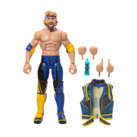 Logan Paul - WWE Elite Collection Greatest Hits Series 9 Figure - Complete unboxed figure with included accessories on white