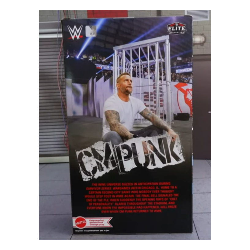 Cm Punk Returns - Wwe Elite Mattel Creation Exclusive Figure