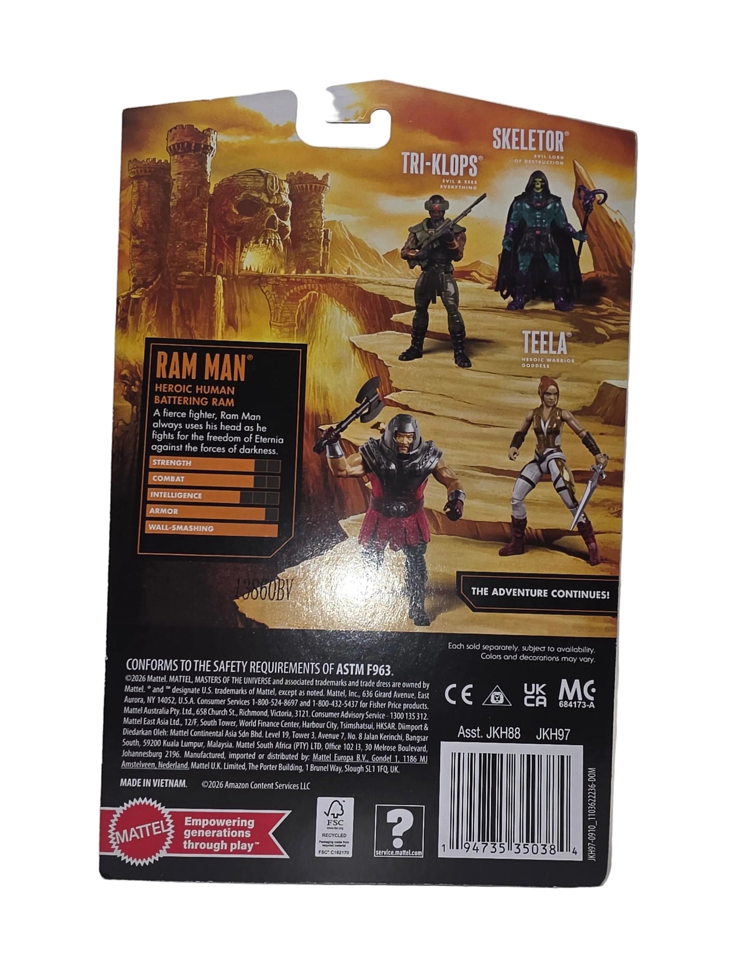 Ram Man Motu Core Figure Wave 4
