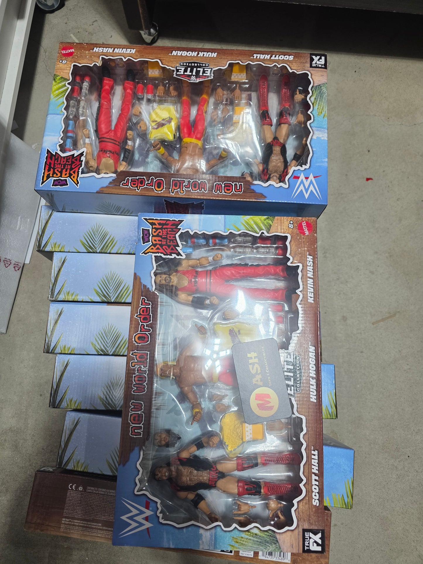 Bash At The Beach 3-Pack: 2026 Wwe Mattel Elite Hogan,Hall & Nash