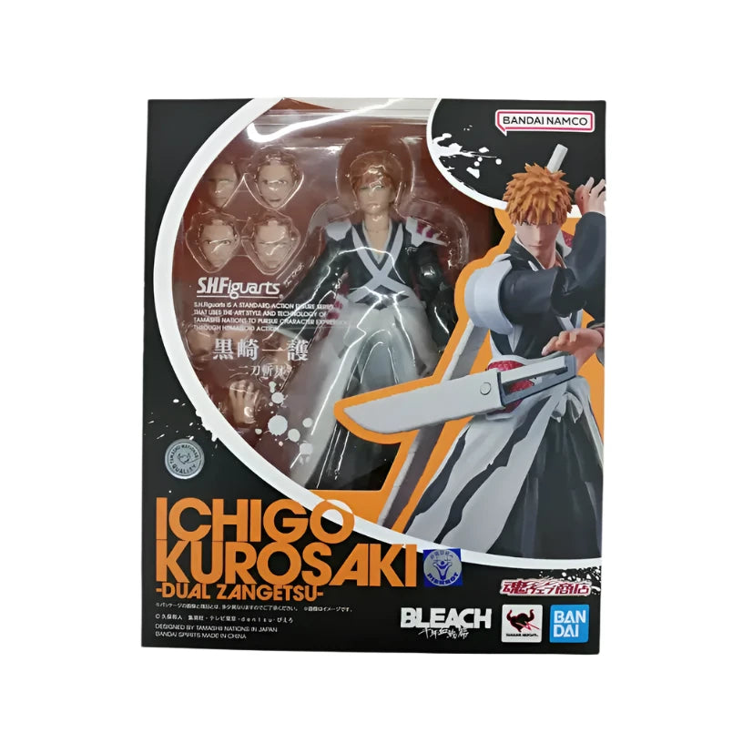 Bleash S.H.Figuarts Ichigo Kurosaki Dual Zangetsu Figure