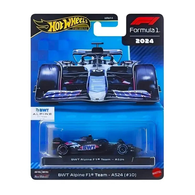 Hot Wheels Premium Formula 1 Bwt Alpine F1 Team A524 1:64 #10