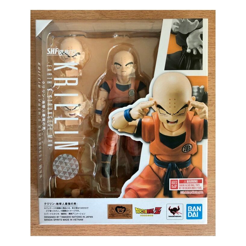 Dragon Ball Z Krillin Earth's Strongest Man S.h.figuarts Action Figure