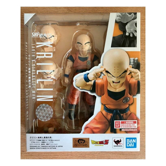 Dragon Ball Z Krillin Earth's Strongest Man S.h.figuarts Action Figure