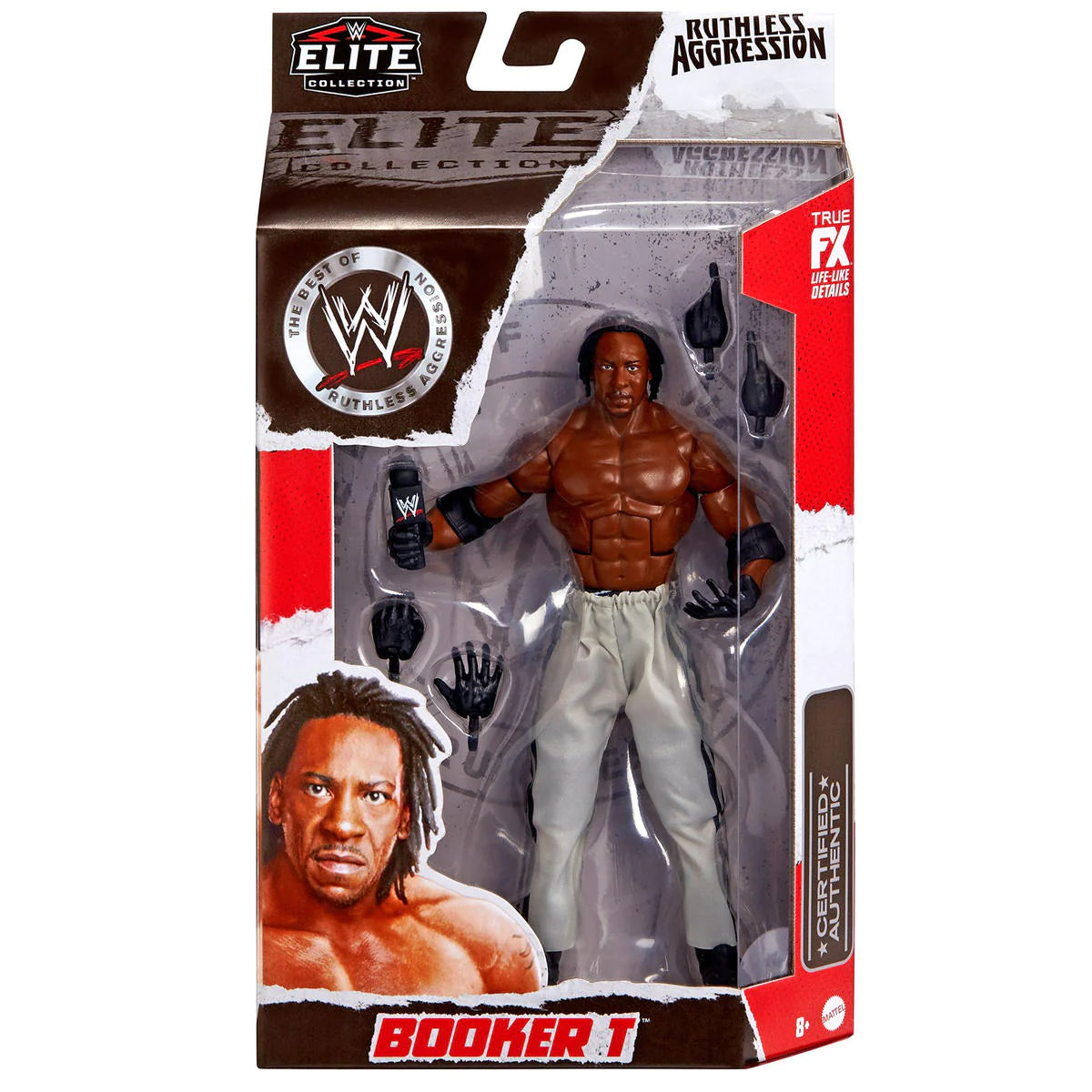 Booker T NWO - WWE Mattel Elite Ruthless Aggression Series 2 - Near Mint
