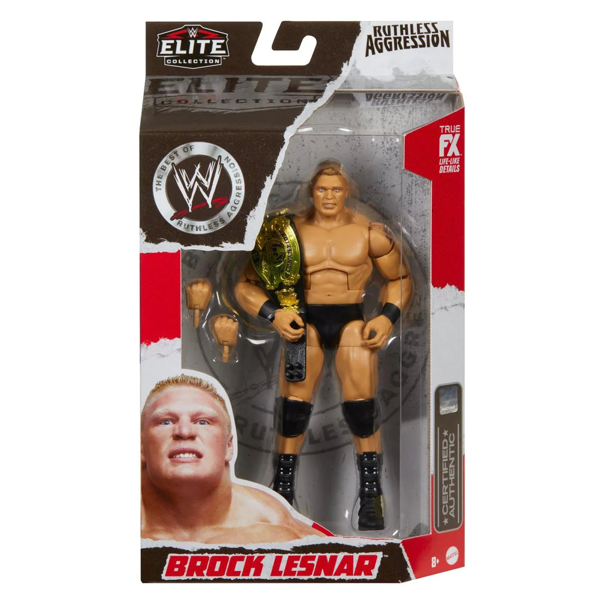 Brock Lesnar WWE Ruthless Aggression Elite Collection Near Mint