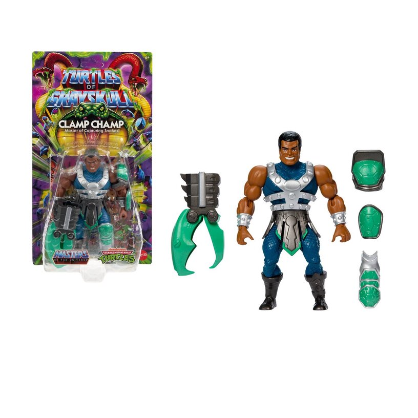 Clamp Champ - Motu X Tmnt Origins Turtles Of Grayskull Wave 6