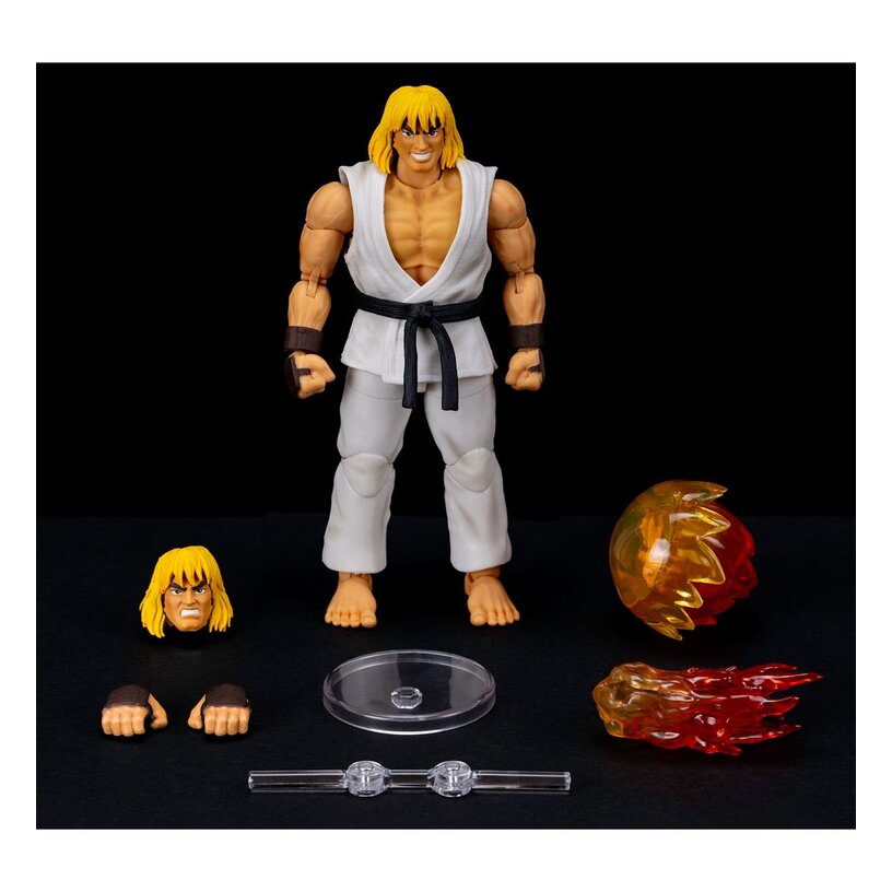 Ultra Street Fighter Ii Ken White  6-Inch Scale Action Figure