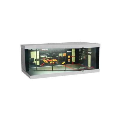 1:64 Diorama – Racing Repair Showroom Miniature Scene