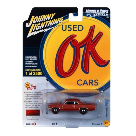 Johnny Lightning 1964 Pontiac Gto Sunfire Red Poly