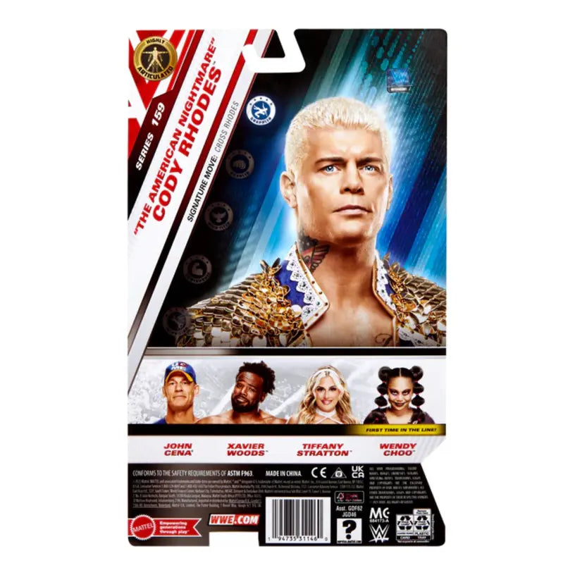Cody Rhodes - Wwe Mattel Basic Series 159 Action Figure