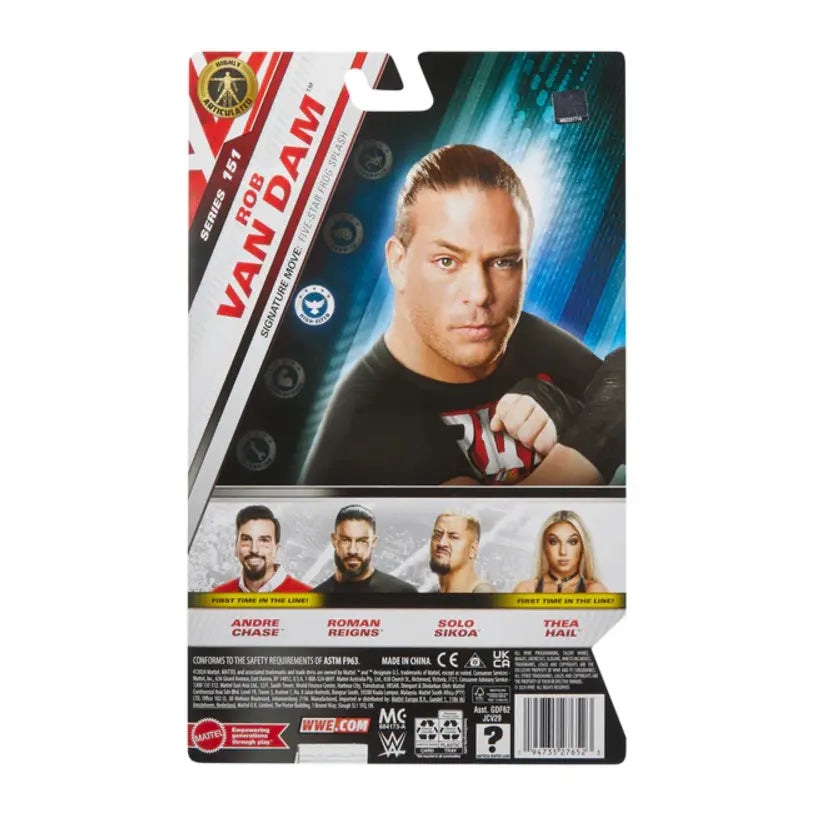 Rob Van Dam Rvd - Wwe Basic Series 151 Figure