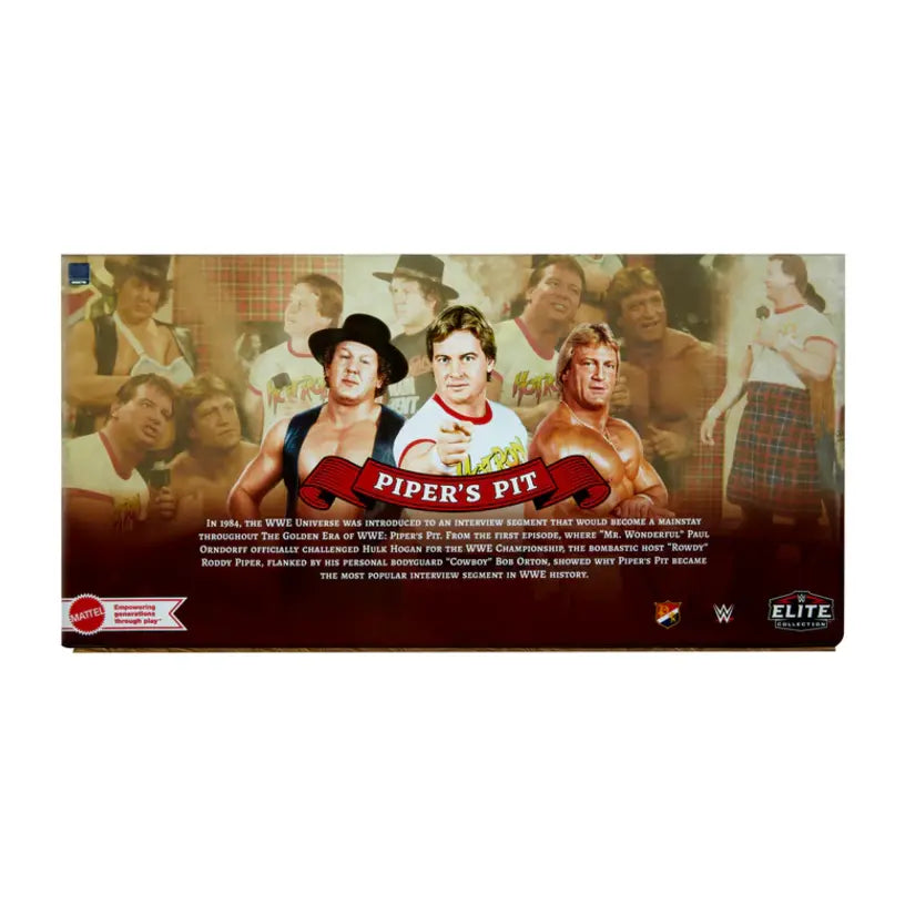 Piper'S Pit 3-Pack: Mr. Wonderful Rowdy  &  Bob Orton Wwe Elite Exclusive