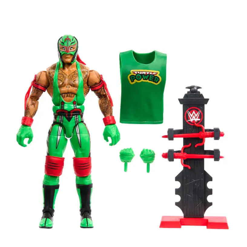 Rey Mysterio - Wwe X Tmnt Elite Seires 2 Figure