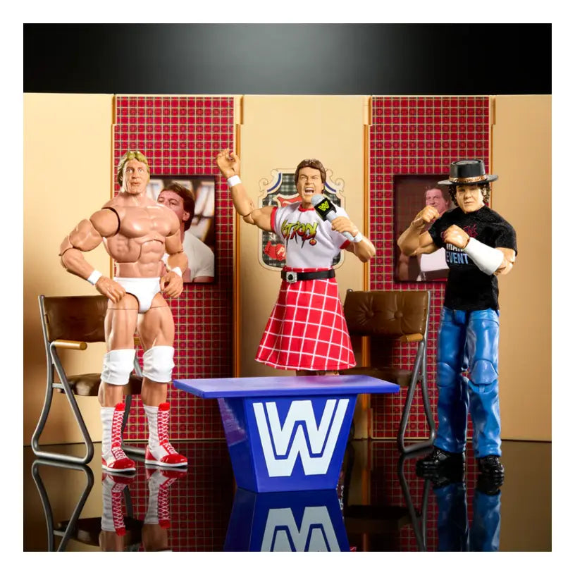 Piper'S Pit 3-Pack: Mr. Wonderful Rowdy  &  Bob Orton Wwe Elite Exclusive