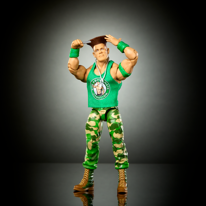 John Cena As Guile - Wwe X Street Fighter Elite Collection Series 2