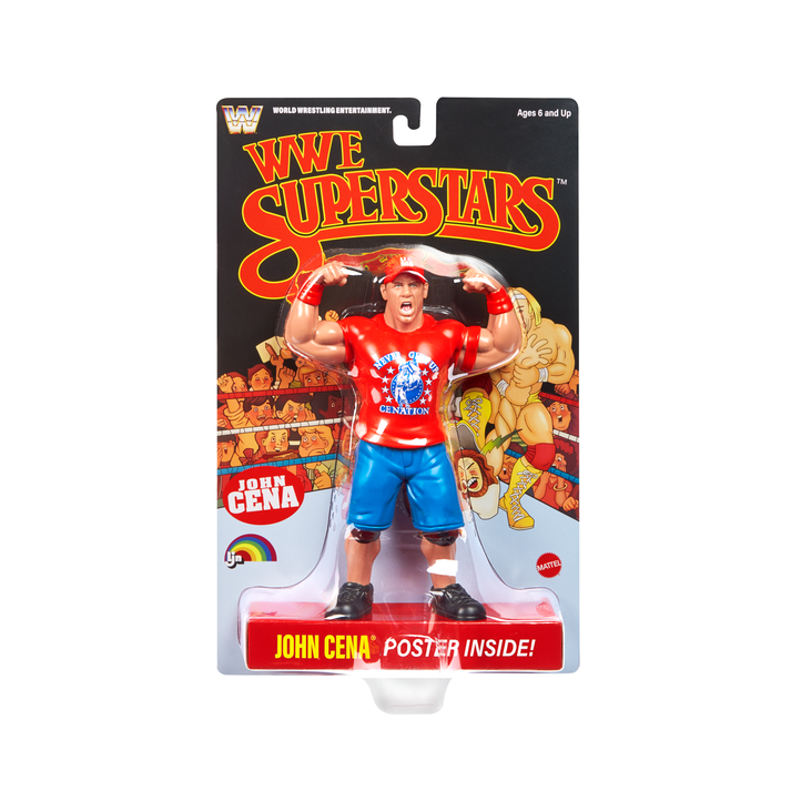 John Cena Chase - Wwe Ljn Wwe Superstars Basic Series 1