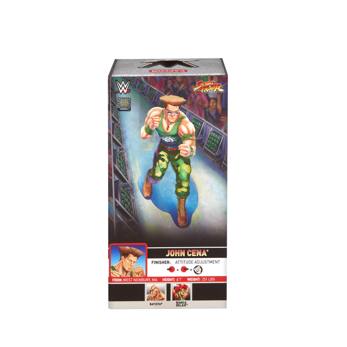 John Cena As Guile - Wwe X Street Fighter Elite Collection Series 2