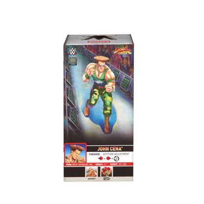 John Cena As Guile - Wwe X Street Fighter Elite Collection Series 2