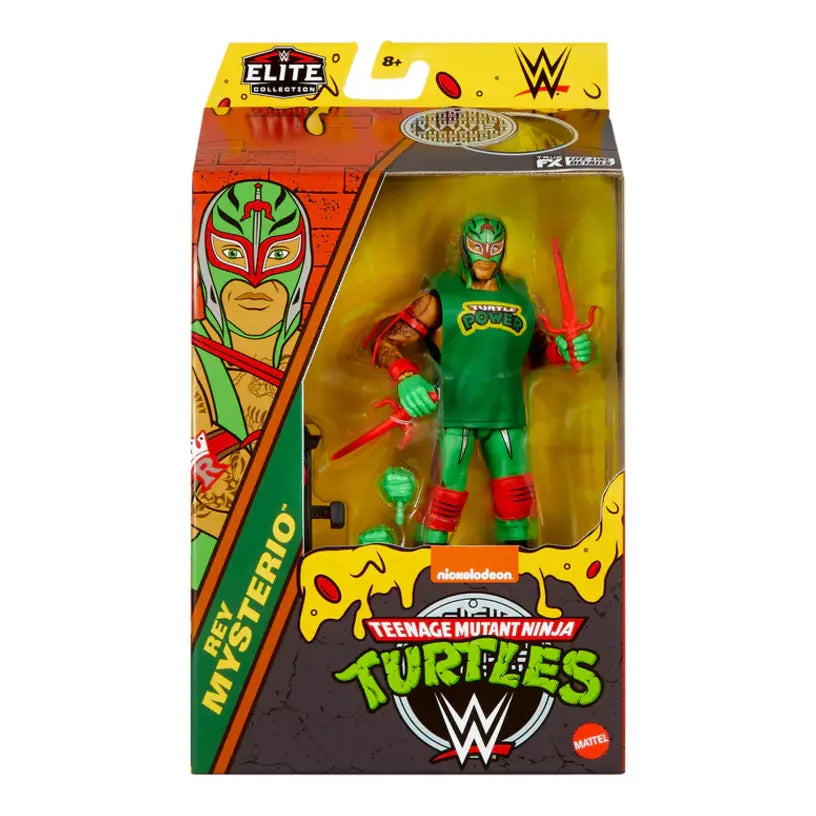 Rey Mysterio - Wwe X Tmnt Elite Seires 2 Figure