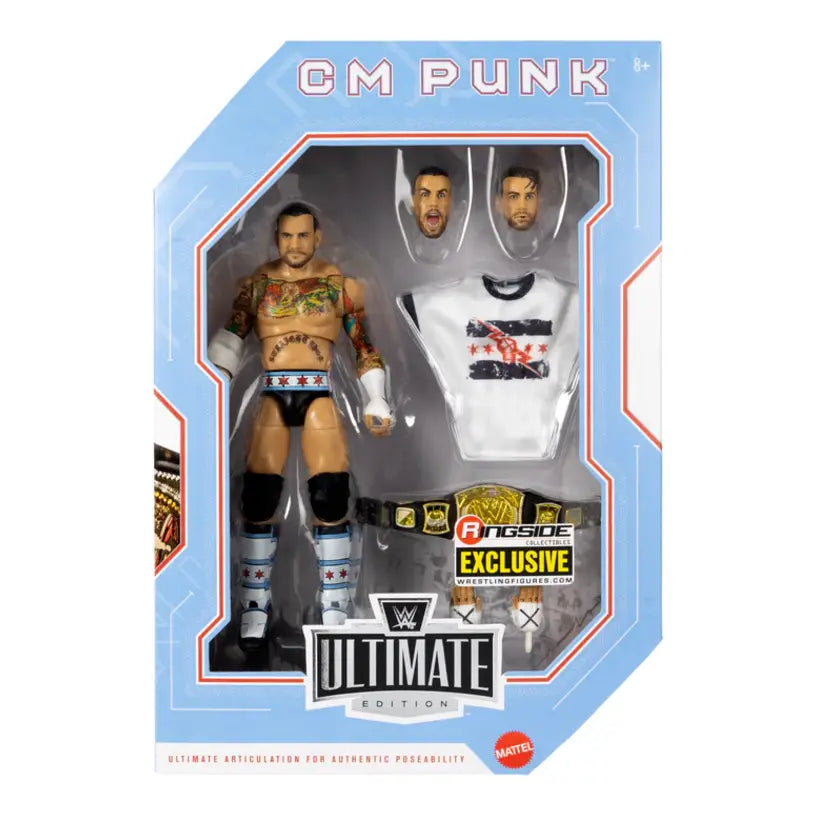 Cm Punk - Wwe Ultimate Ringside Exclusive Figure