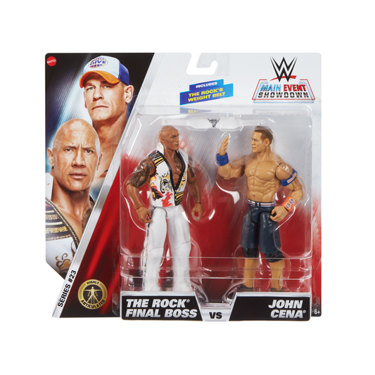 Final Boss The Rock Vs John Cena - Wwe Basic Championship Showdown Series 23
