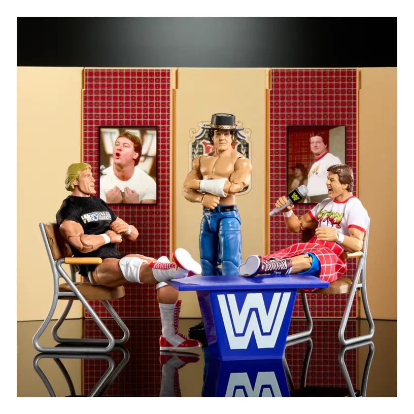 Piper'S Pit 3-Pack: Mr. Wonderful Rowdy  &  Bob Orton Wwe Elite Exclusive