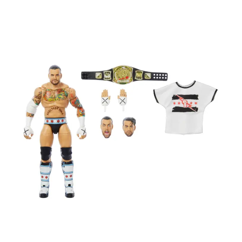 Cm Punk - Wwe Ultimate Ringside Exclusive Figure