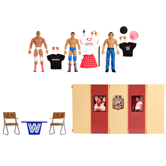 Piper'S Pit 3-Pack: Mr. Wonderful Rowdy  &  Bob Orton Wwe Elite Exclusive
