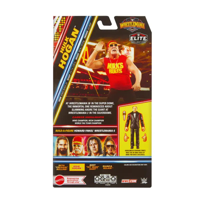 Hulk Hogan - Wwe Elite Wrestlemania 41 Figure