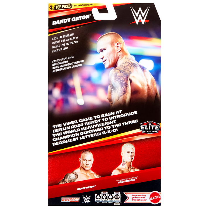 Randy Orton - Wwe Elite Top Picks 2025 Figure
