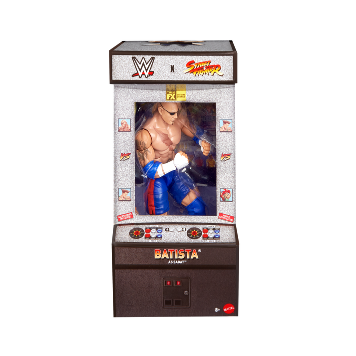 Batista As Sagat - Wwe X Street Fighter Elite Collection Series 2