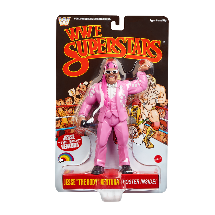 Jesse The Body Ventura Chase -  Wwe Ljn Wwe Superstars Basic Series 2