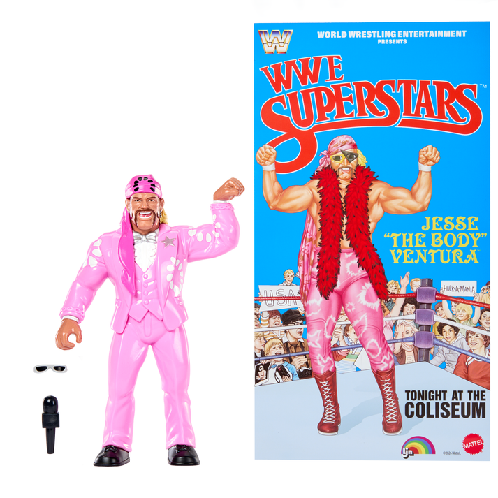 Jesse The Body Ventura Chase -  Wwe Ljn Wwe Superstars Basic Series 2