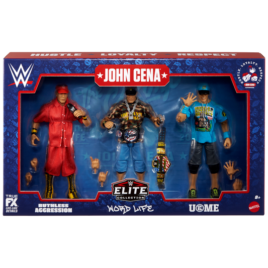 John Cena 3 Pack - Wwe Elite Collection