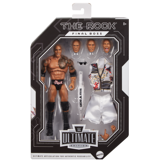 Final Boss Rock  Ppv Series 1 Wwe Ultimate Edition Figure