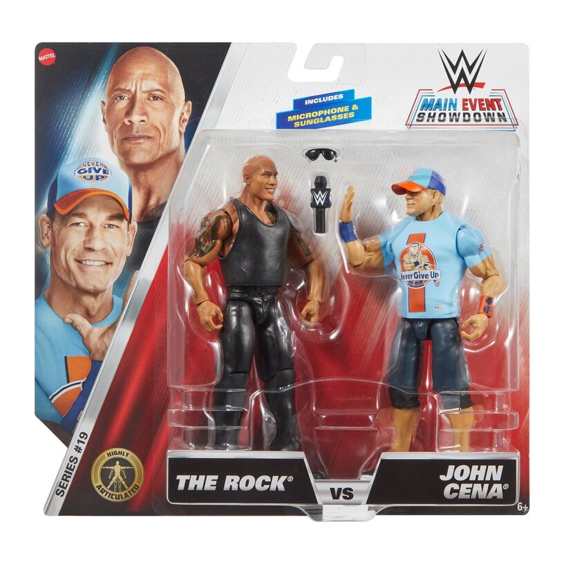 The Rock & John Cena Wwe Basic Championship Showdown Series 19