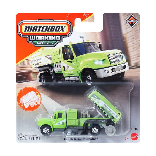 International Street Cleaner - Matchbox Real Working Rigs Jcy27-979D