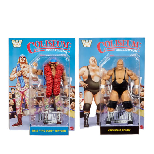 King Kong Bundy & Ventura - Wwe Ultimate Coliseum Collection Series 8