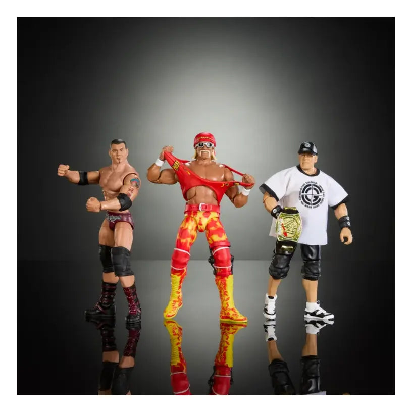 2026 Wwe Elite Collection Raw 3-Pack: John Cena, Hulk Hogan & Batista [Exclusive]