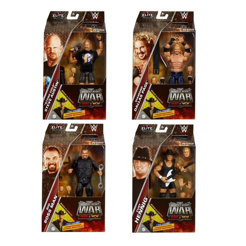 WWE Elite Monday Night Wars Series 4 Set of 4 Figures